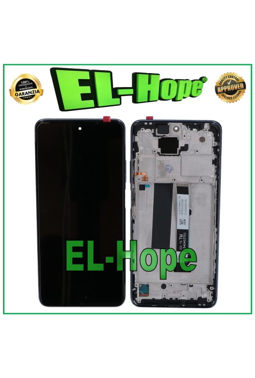 DISPLAY FRAME LCD FOR XIAOMI MI 10T LITE M2007J17G TOUCH SCREEN ASSEMBLED BLACK