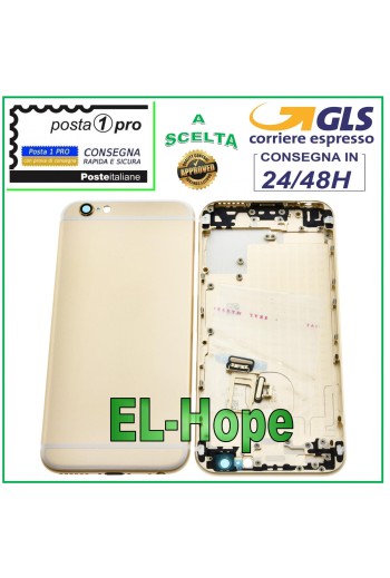 BACK CASE FRAME FOR APPLE IPHONE 6 6G BACK CASE COVER GOLD