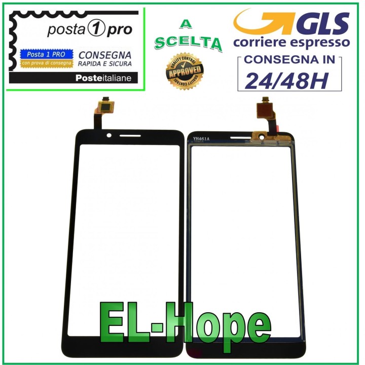 TOUCH SCREEN GLASS ALCATEL 1C 2019 OT-5003 OT-5003D DIGITIZER GLASS SLIDE BLACK