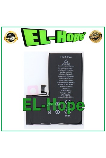 REPLACEMENT BATTERY FOR IPHONE 13 PRO 3095 mAh 4.47V