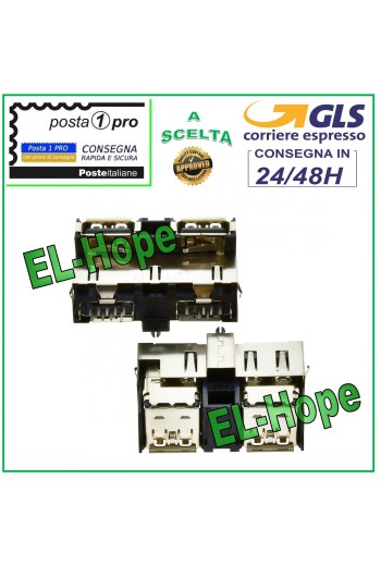 2 PORT USB SOCKET SLOT CONNECTOR REPLACEMENT FOR PLAYSTATION 4 PS4 CONSOLE
