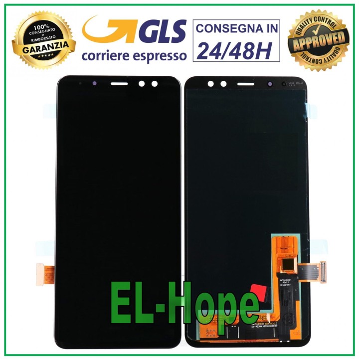 DISPLAY LCD OLED PARI ORIGINAL SAMSUNG GALAXY A8 SM A530F TOUCH SCREEN GLASS