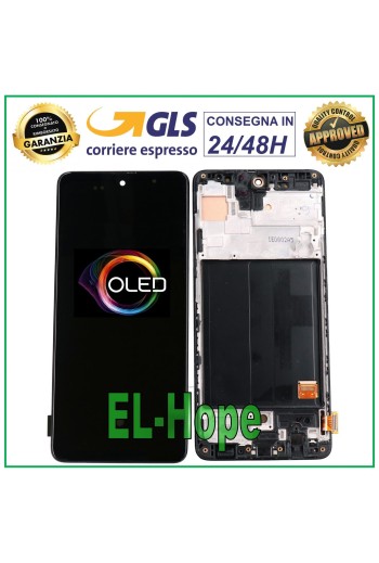 OLED LCD DISPLAY + FRAME FOR SAMSUNG GALAXY A51 SM A515 A515F TOUCH SCREEN GLASS