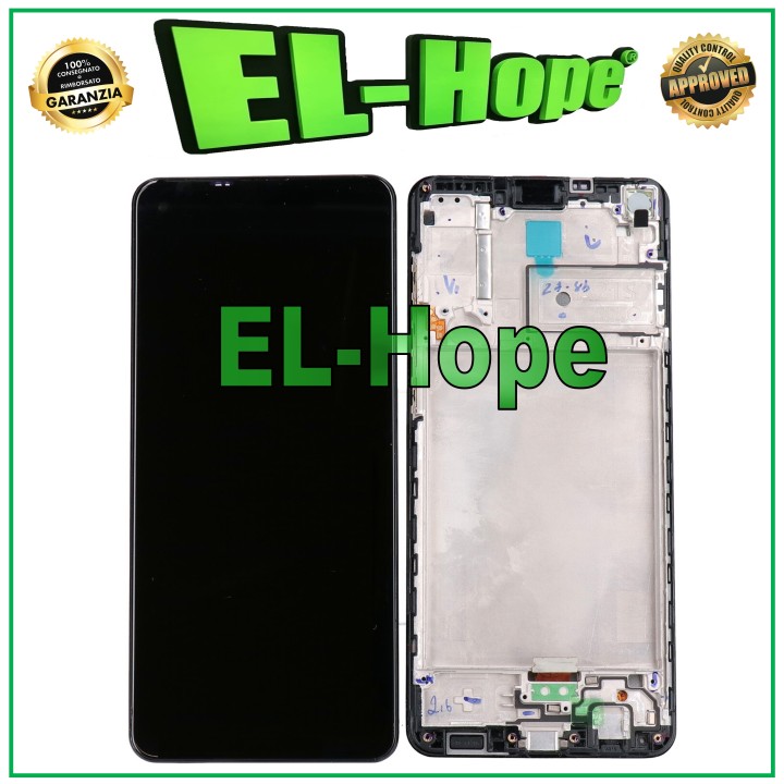 LCD DISPLAY + FRAME FOR SAMSUNG GALAXY A21S SM A217F TOUCH SCREEN BLACK GLASS