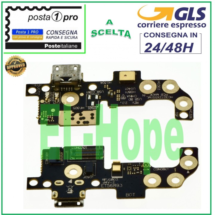 CHARGING CONNECTOR ASUS ZENFONE ZOOM ZX551ML MICROPHONE FLAT FLEX DOCK CHARGING