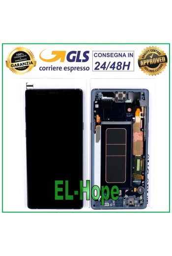 ORIGINAL LCD DISPLAY SAMSUNG GALAXY NOTE 9 SM-N960 SM-N960F TOUCH SCREEN BLUE