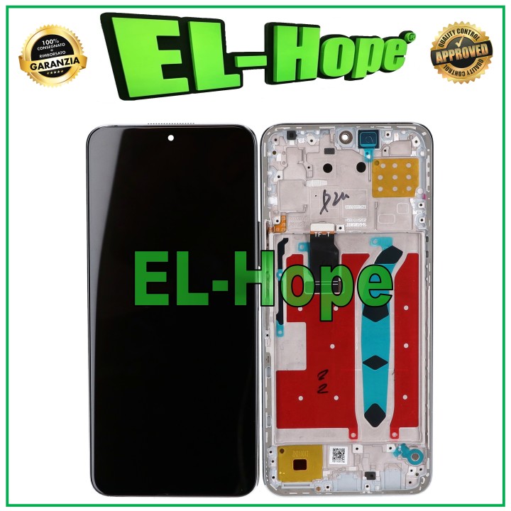LCD DISPLAY FRAME FOR HONOR X8 4G TFY-LX1 L026 L036 TOUCH SCREEN SILVER GLASS