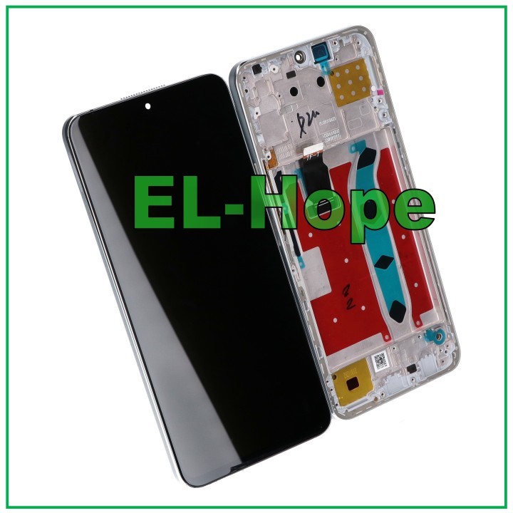 LCD DISPLAY FRAME FOR HONOR X8 4G TFY-LX1 L026 L036 TOUCH SCREEN SILVER GLASS