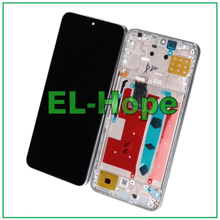 LCD DISPLAY FRAME FOR HONOR X8 4G TFY-LX1 L026 L036 TOUCH SCREEN SILVER GLASS