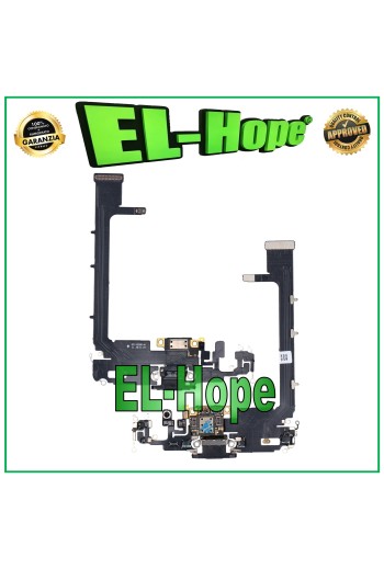 APPLE IPHONE 11 PRO MAX CHARGING CONNECTOR MICROPHONE FLAT DOCK CHIP CHARGE BLACK