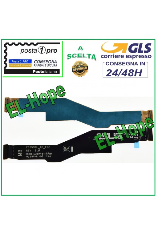 FLAT FLEX CONNECTION DISPLAY ASUS ZENFONE 3 ZOOM ZE553KL Z01HD MOTHERBOARD LCD