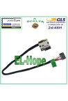 DC POWER JACK NOTEBOOK HP 250 260 G3 FLAT FLEX CHARGE POWER CONNECTOR