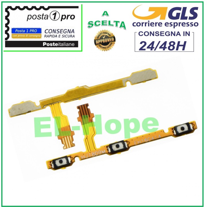 FLAT FLEX SIDE KEYS VOLUME POWER ON OFF KEY FOR HUAWEI P8 LITE