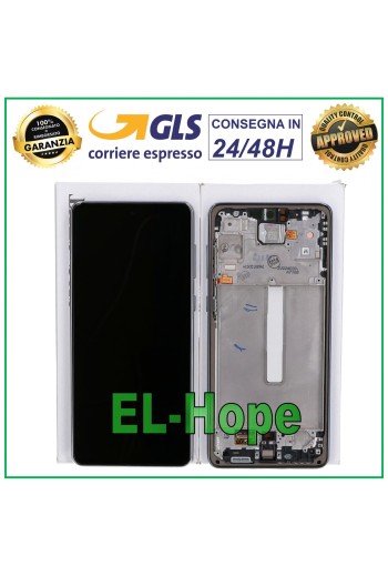 ORIGINAL LCD TOUCH DISPLAY SAMSUNG GALAXY A73 5G 2022 SM A736 A736B BLACK FRAME
