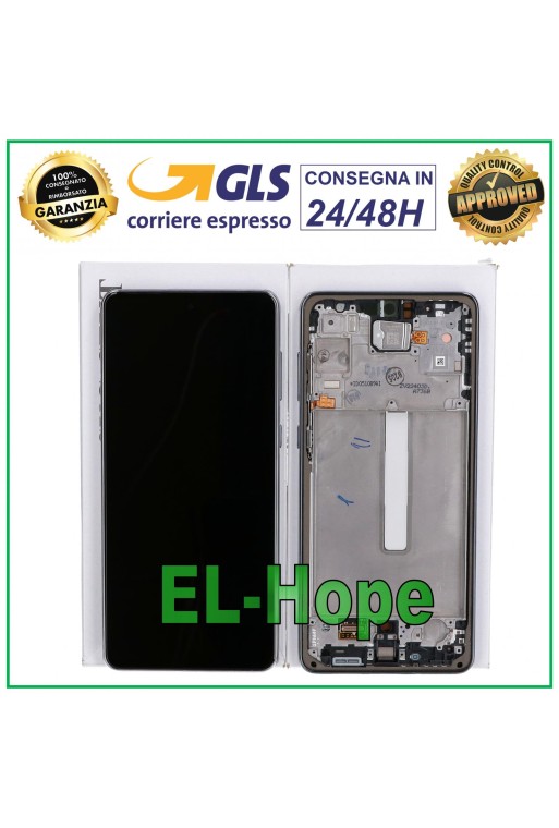 ORIGINAL LCD TOUCH DISPLAY SAMSUNG GALAXY A73 5G 2022 SM A736 A736B BLACK FRAME
