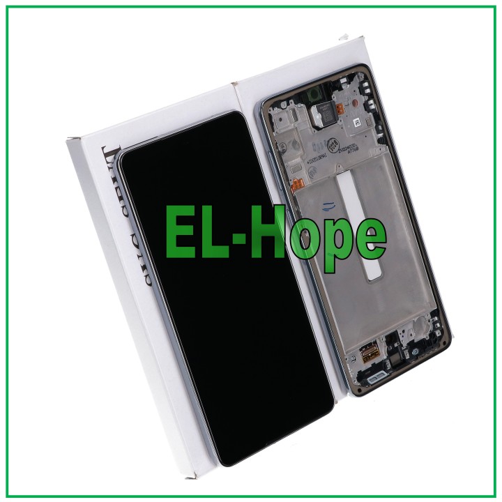 ORIGINAL LCD TOUCH DISPLAY SAMSUNG A73 5G 2022 SM A736 B FRAME BLACK GH82-28884A