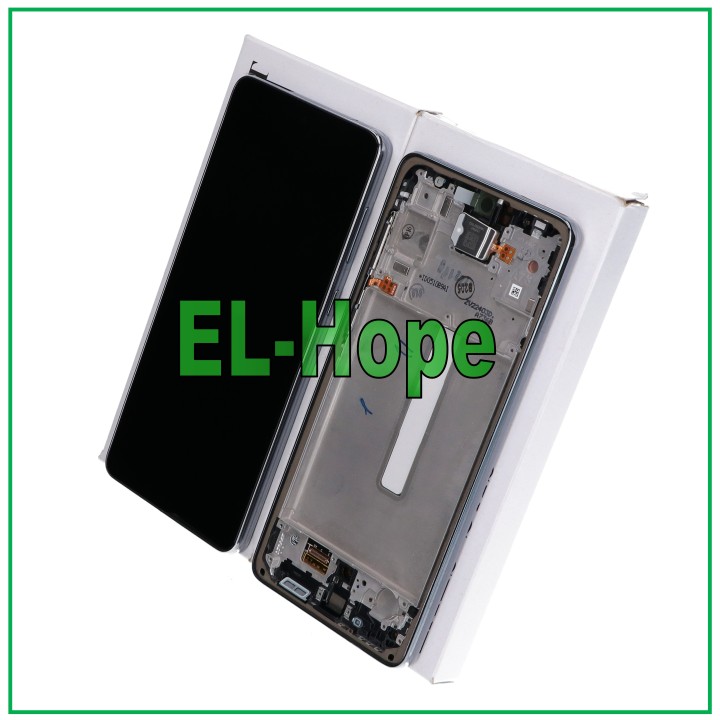ORIGINAL LCD TOUCH DISPLAY SAMSUNG A73 5G 2022 SM A736 B FRAME BLACK GH82-28884A