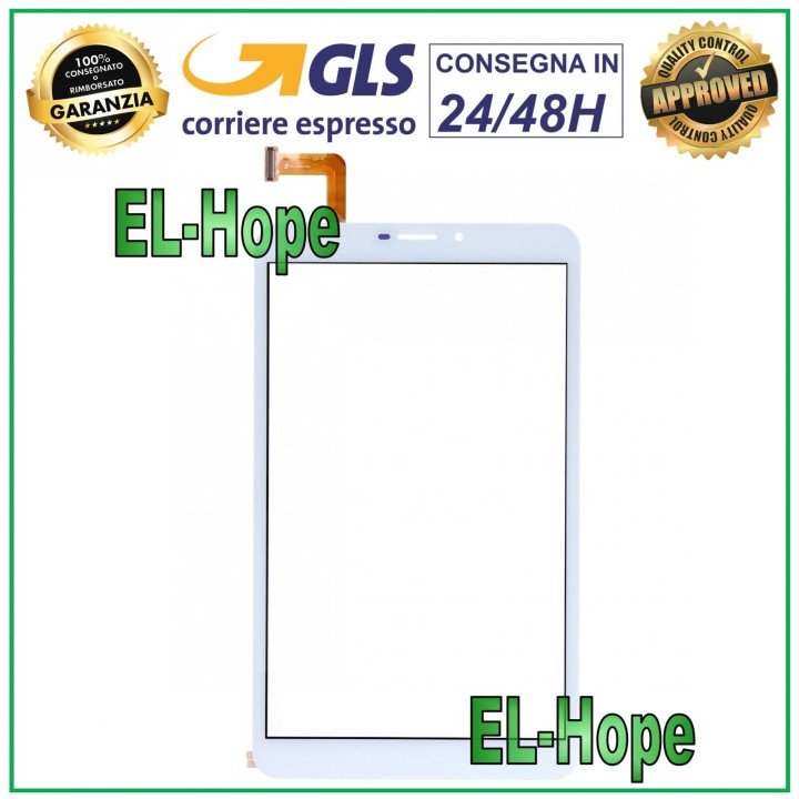 TOUCH SCREEN GLASS TABLET ARCHOS 80b 3G XENON DIGITIZER 7.85  ORIGINAL WHITE