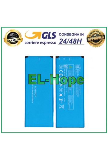 BATTERY TLI019D7 FOR ALCATEL 1 ONE OT 5033A 5033X 5033Y 5033D EQUAL ORIGINAL