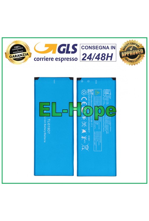 BATTERY TLI019D7 FOR ALCATEL 1 ONE OT 5033A 5033X 5033Y 5033D EQUAL ORIGINAL