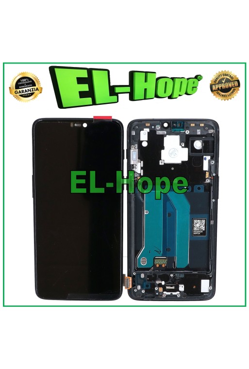 TFT LCD DISPLAY + FRAME FOR ONEPLUS 6 A6000 A6003 TOUCH SCREEN BLACK GLASS