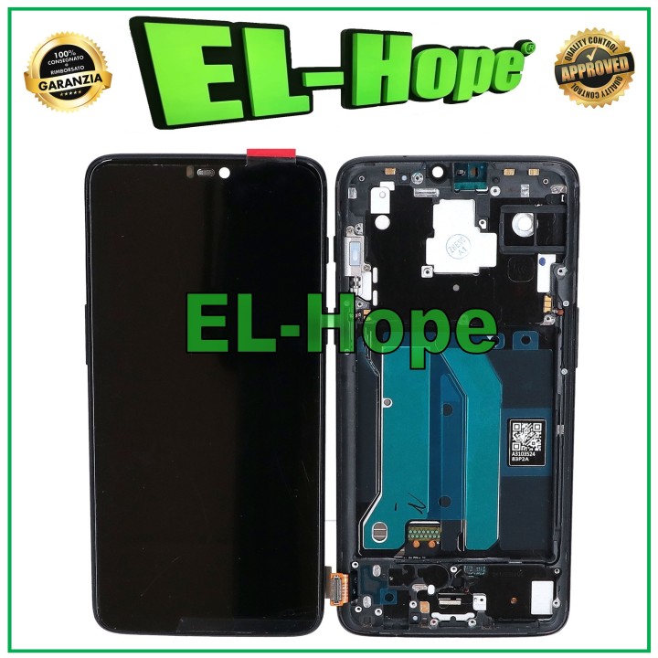 TFT LCD DISPLAY + FRAME FOR ONEPLUS 6 A6000 A6003 TOUCH SCREEN BLACK GLASS