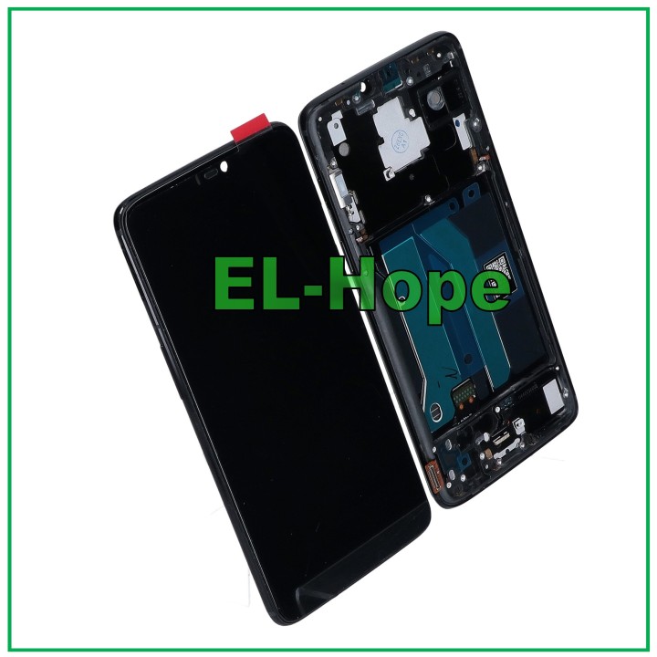 TFT LCD DISPLAY + FRAME FOR ONEPLUS 6 A6000 A6003 TOUCH SCREEN BLACK GLASS