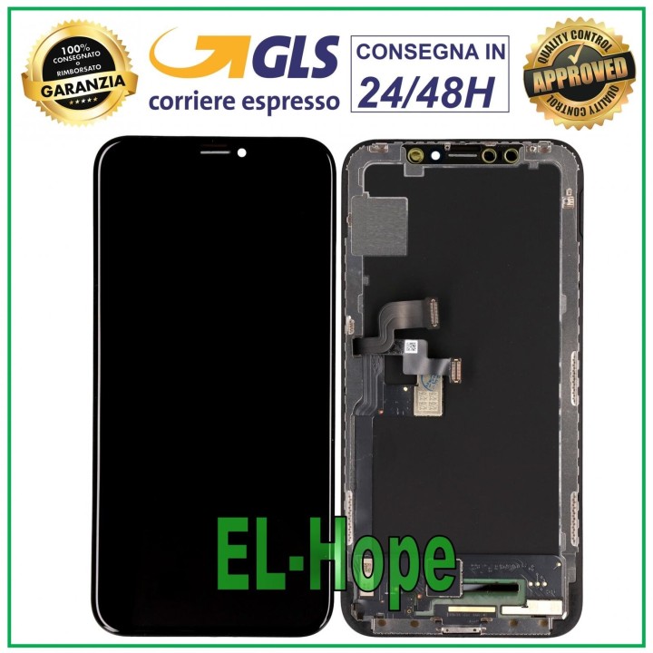 SOFT OLED LCD DISPLAY FOR APPLE IPHONE X TOUCH SCREEN SCREEN EQUAL TO ORIGINAL