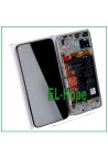 ORIGINAL FRAME LCD DISPLAY + BATTERY HUAWEI P40 LITE JNY-L21 LX1 TOUCH SILVER