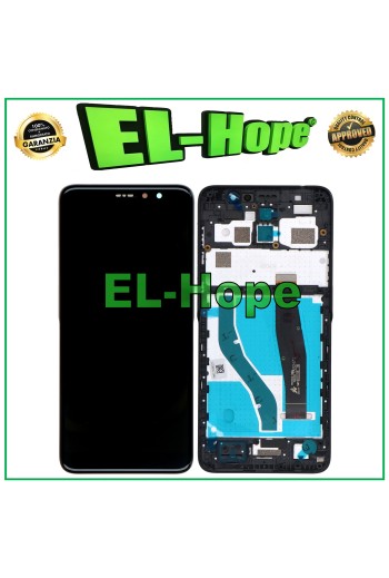 LCD DISPLAY + FRAME FOR ALCATEL 1X 2019 5008 TOUCH SCREEN BLACK GLASS SCREEN