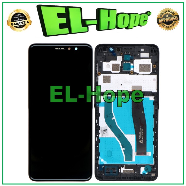 LCD DISPLAY + FRAME FOR ALCATEL 1X 2019 5008 TOUCH SCREEN BLACK GLASS SCREEN