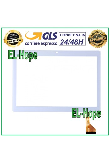 TOUCH SCREEN GLASS FOR PHABLET CH-10114A2-L-S10 ZS FX1912 10.1 DIGITIZER WHITE