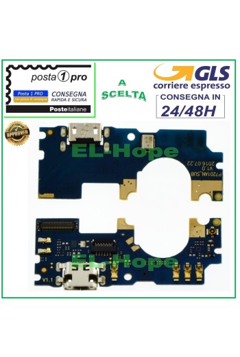 CHARGING CONNECTOR WIKO UFEEL PRIME 4G + MICROPHONE DOCK PCB MICRO USB CHARGING 