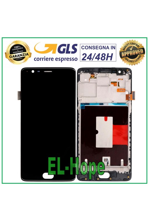 LCD DISPLAY FOR ONEPLUS 3 A3000 A3003 / 3T A3010 TOUCH SCREEN GLASS SCREEN BLACK