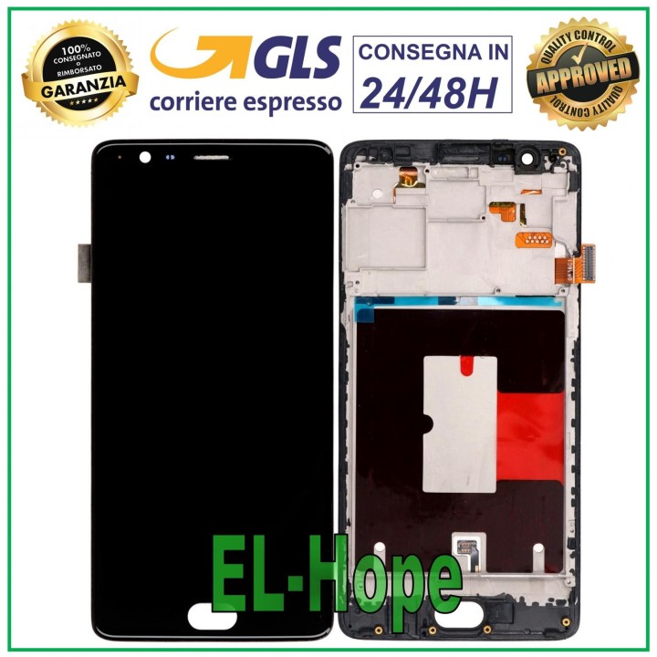 LCD DISPLAY FOR ONEPLUS 3 A3000 A3003 / 3T A3010 TOUCH SCREEN GLASS SCREEN BLACK