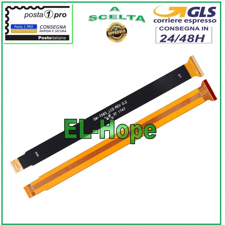 FLAT CONNECTION MOTHERBOARD PCB LCD DISPLAY SAMSUNG GALAXY TAB A SM T580 T585