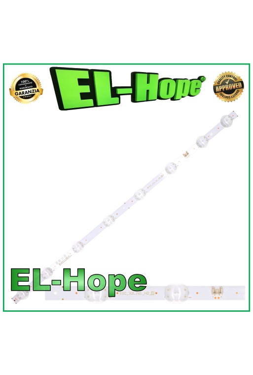 8 LED STRIP BAR FOR 32 TV LG SSC-32LJ61-HD-8LED-REV03-170224 L600mm 3V