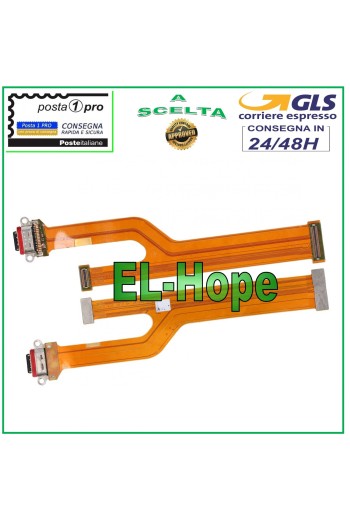 FLAT FLEX CABLE CHARGING CONNECTOR FOR OPPO RENO 2 Z CHARGING DOCK TYPE C 