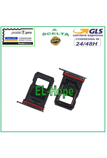 SLOT CART COMPARTMENT NANO SIM CARD HOLDER ONEPLUS 7 PRO BLACK