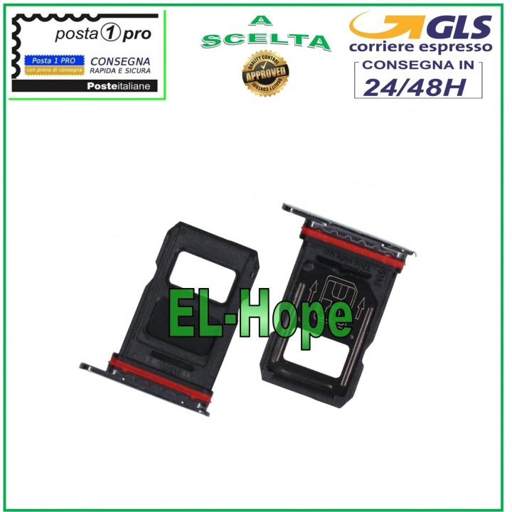 SLOT CART COMPARTMENT NANO SIM CARD HOLDER ONEPLUS 7 PRO BLACK