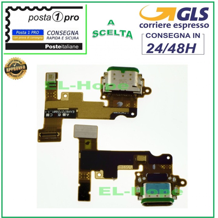 CHARGING CONNECTOR LG G6 H870 H871 H872 LS993 VS998 TYPE-C DOCK FLEX MICROPHONE