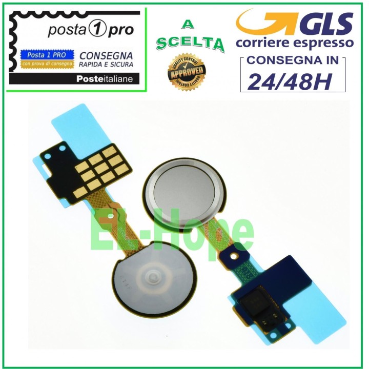 FLAT HOME BUTTON FINGERPRINT SENSOR LG G5 H850 H840 H830 H831 WHITE