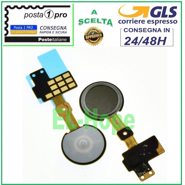 FLAT FLEX HOME BUTTON FINGERPRINT SENSOR LG G5 H850 H840 H830 H831 GREY