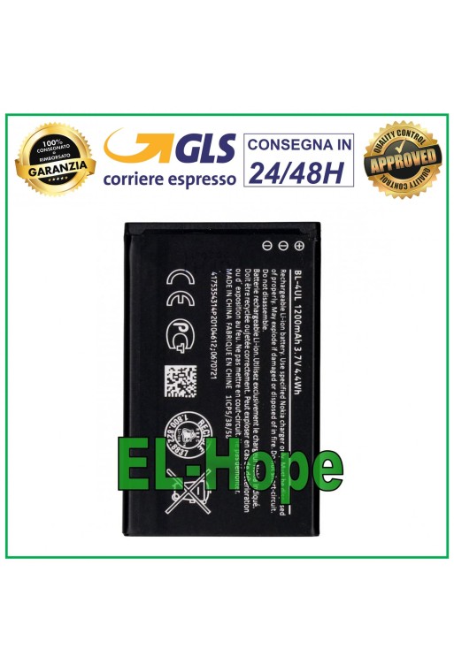 BL-4UL BATTERY FOR NOKIA ASHA 225 MICROSOFT LUMIA 3310 230 500 PARI ORIGINAL