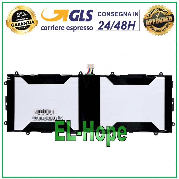 ORIGINAL BATTERY MEDIACOM SMARTPAD 10.1 HD PRO 10PA M-MP10PA M-1BAT10 7000 mAh