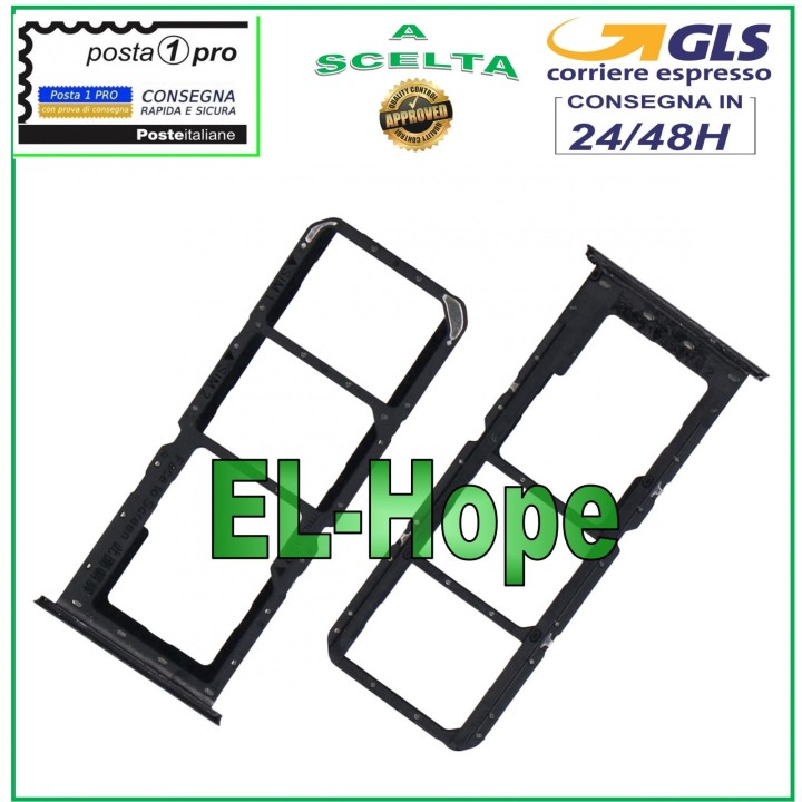 SLOT CART COMPARTMENT NANO SIM MICRO SD OPPO RENO 2Z CPH1945 CPH1951 BLACK