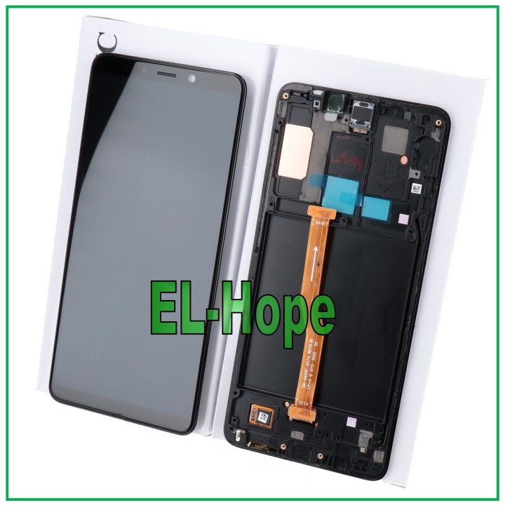 ORIGINAL FRAME DISPLAY SAMSUNG A9 2018 SM A920 TOUCH SCREEN BLACK GH82-18322A