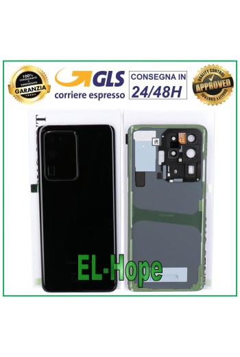 ORIGINAL SAMSUNG GALAXY S20 ULTRA SM-G988 BATTERY COVER BACK GLASS BLACK