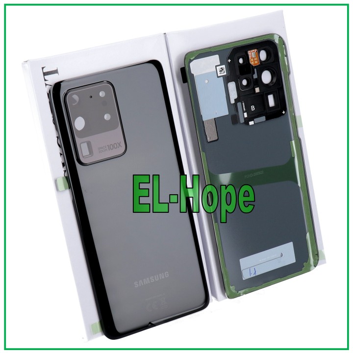ORIGINAL SAMSUNG GALAXY S20 ULTRA SM-G988 BATTERY COVER BACK GLASS BLACK