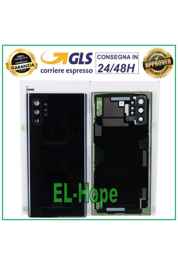ORIGINAL SAMSUNG GALAXY NOTE 10 PLUS SM-N975F BLACK REAR BATTERY COVER